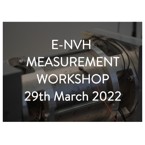 E-NVH measurement workshop, 29th Mar 2022, 9AM CEST